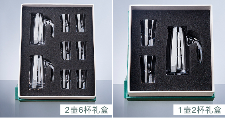 Rượu vang trắng decanter đặt một ly rượu thủy tinh pha lê hầm rượu vang hầm rượu ly quà tặng - Rượu vang ly rượu vang cao cấp