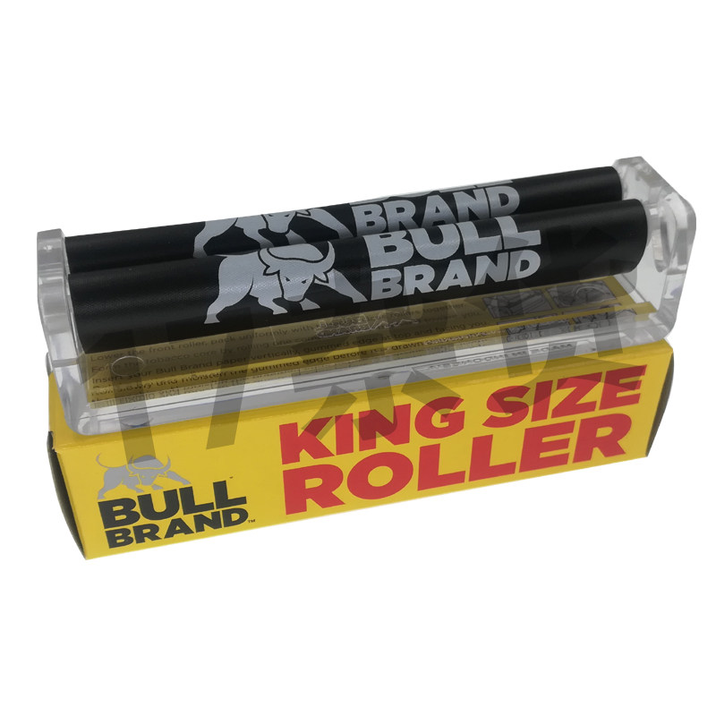 European imported genuine durable classic brand bull easy linen plastic 110mm manual cigarette maker