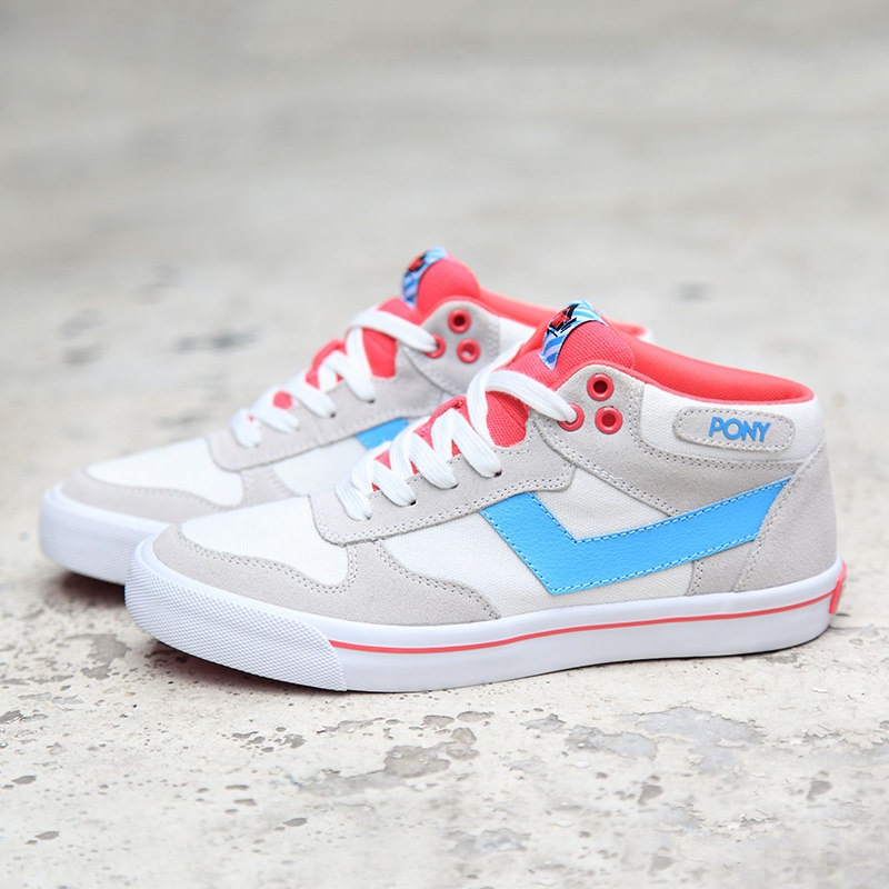 PONY board shoes high cylinder women shoes 2021 new fashion casual Korean version trends 100 hitch classic skateboard sneakers