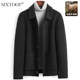 Woolen Jacket Men's Double-sided Woolen Jacket Top Business Casual Short Coat Non-Cashmere Autumn and Winter Down Liner