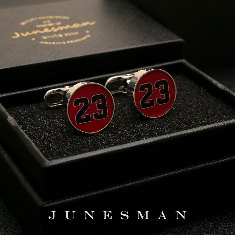 Jordan! June Men's Business Formal French Cufflinks Men's Shirt Cufflinks Basketball Jordan! June Men's Business Formal French Cufflinks Men's Shirt Cufflinks Basketball