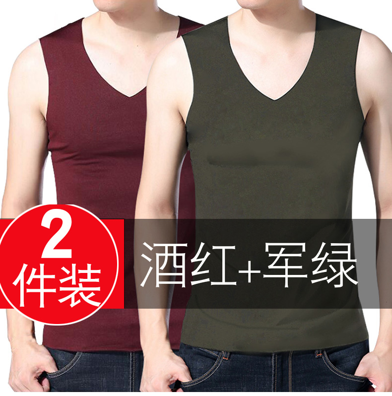 Áo vest nam không có băng lụa mỏng mùa hè mỏng bó sát phương thức nhanh chóng khô tay áo vest nam áo ba lỗ nữ ngắn