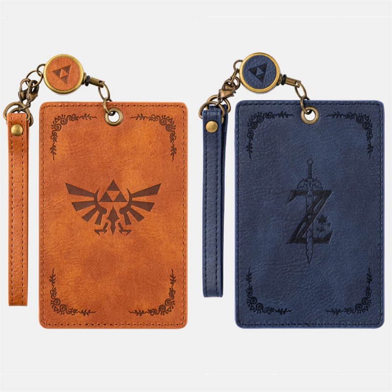 In-Stock Japan Nintendo Genuine the Legend of Zelda Link Breath of the Wild Heart Container Lanyard Retractable Card Holder