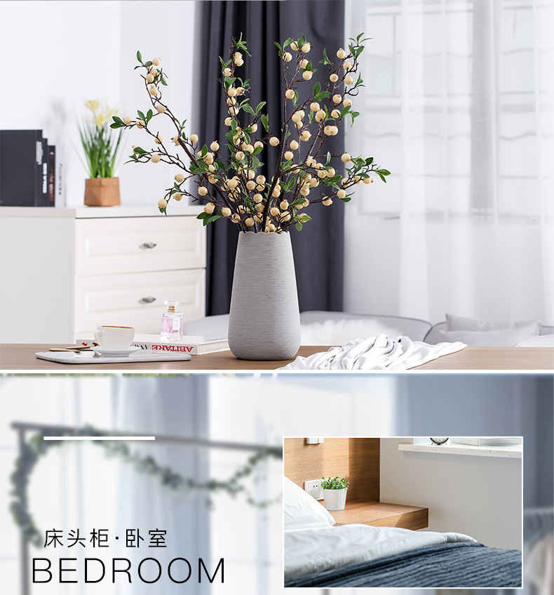 Nordic I and contracted land sitting room creative flower arranging dried flower ceramic vases, furnishing articles home decoration decoration