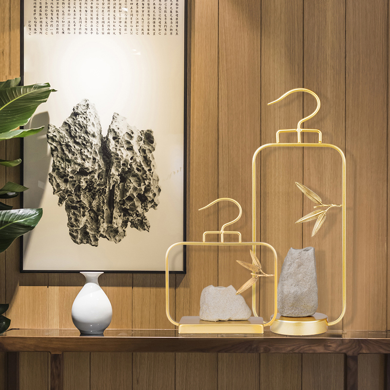 The New Chinese zen ceramic vase example room sitting room rich ancient frame furnishing articles creative flower arranging soft decoration