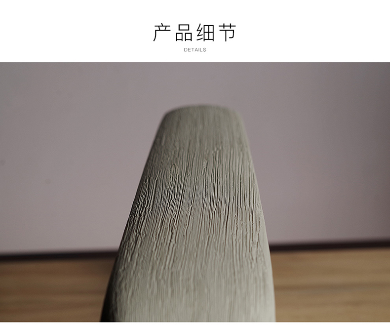 Creative Nordic ins wind ceramic dry flower vases, flower implement fashionable sitting room adornment table furnishing articles of China arts and crafts