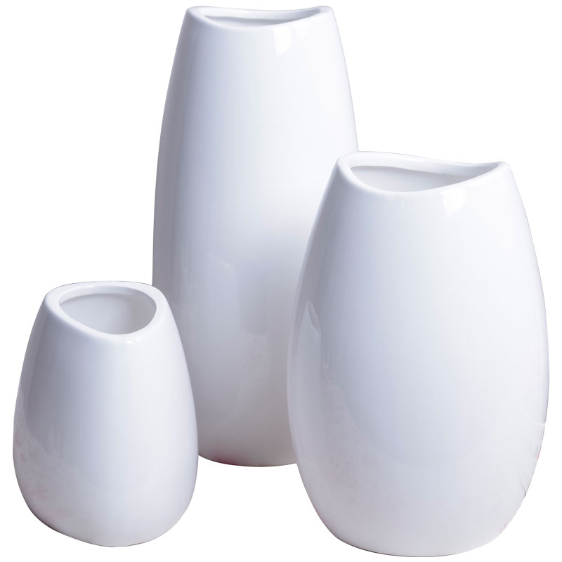 "According to Japanese modern night snow pure and fresh and contracted ceramic vases, furnishing articles home sitting room TV ark of tea table decorations