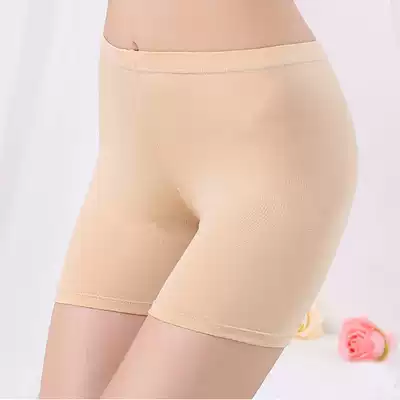 Xia thin anti-light safety pants modal seamless belly women's underwear flat corner insurance pants bottoming three fat girl