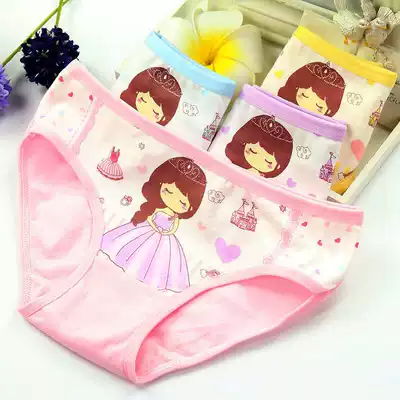 Four Barbie Princess Children's Underpants Girls Cotton Kids Baby Shorts Girls Children Student breifs