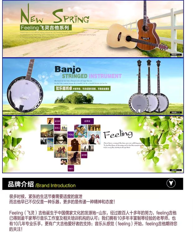 Ban Zhuo feel5 dây Banjo đàn banjo đàn piano thủ công nhà máy nhạc cụ phương Tây vận chuyển trực tiếp