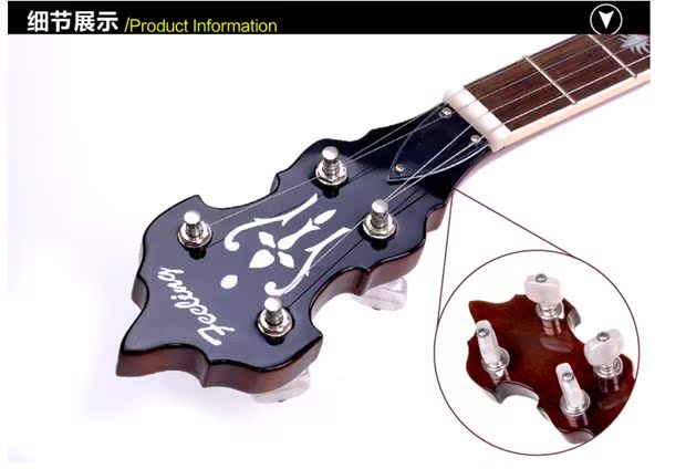 Ban Zhuo feel5 dây Banjo đàn banjo đàn piano thủ công nhạc cụ phương Tây nhà máy ngoại thương vận chuyển trực tiếp đàn phong cầm