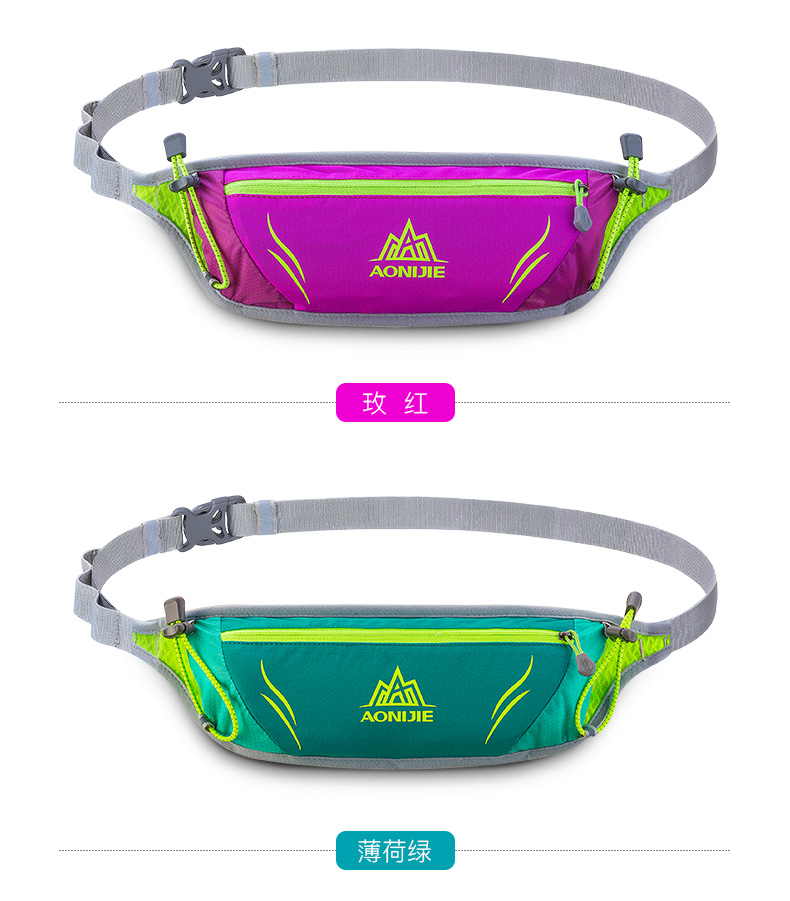 Túi thể thao chạy thoáng khí nam nữ ngoài trời vô hình vành đai nhẹ điện thoại di động túi marathon cá nhân chống trộm thời trang - Túi túi đeo hông nam	