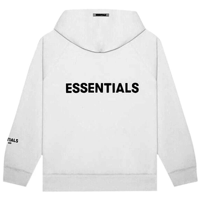 Худи на молнии (ESSENTIALS) унисекс, 3D силиконовые буквы, кардиган в стиле стрит