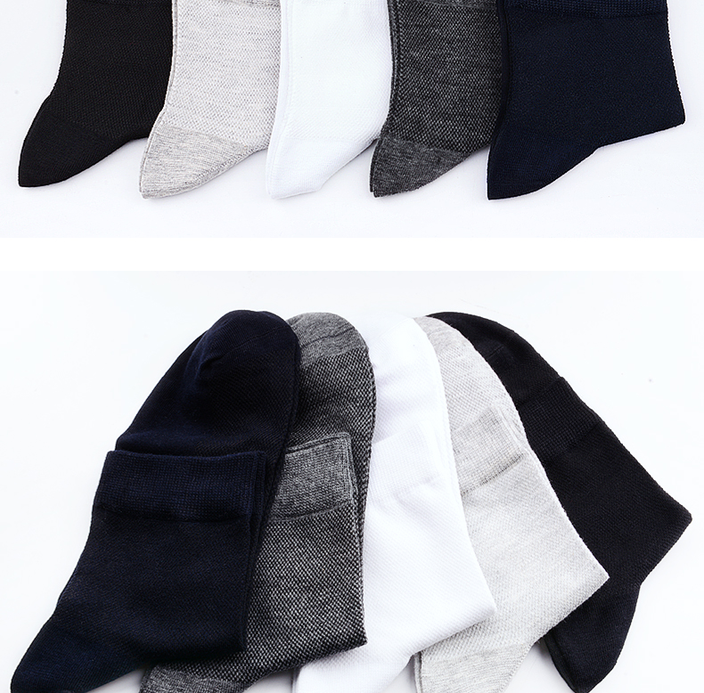 Langsha vớ nam cotton cotton mùa hè vớ cotton siêu mỏng thoáng khí vớ khử mùi thấm mồ hôi mùa hè giày nam - Vớ bông vớ adidas