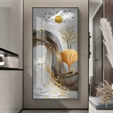 Fairview Future Decorary Pricking Modern Llessing коридор Вертикальная версия абстрактной росписи атмосферной лестницы Fulu