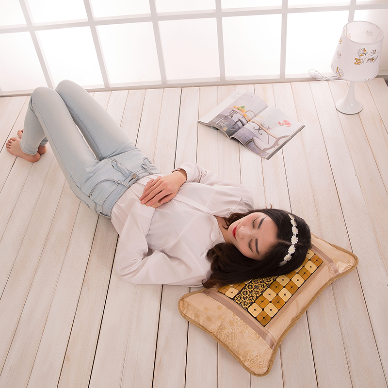 Summer tre gối mùa hè mát mẻ gối gối mạt chược mat băng trà lụa mùa hè Gối Gối Gối Mây tre đan - Gối gối ôm cho trẻ sơ sinh