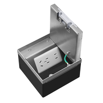 公牛地插座隐形家用五孔七孔超薄隐藏六类网络嵌入式防水地面插座