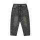 American retro washed distressed jeans ສີ​ດໍາ​ແລະ​ສີ​ຂີ້​ເຖົ່າ​ຂອງ​ຜູ້​ຊາຍ pants harem ວ່າງ​ກາງ​ເກງ​ກາງ​ເກງ​ກະ​ດູກ​ແລະ​ກາງ​ແຈ້ງ​