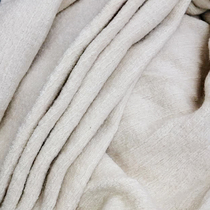 Beige knitted autumn and winter imitation wool woven fabric