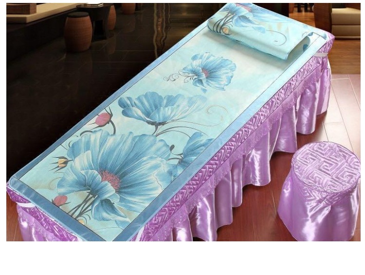 Vẻ đẹp giường thảm mây thảm hỗ trợ đặc biệt băng lụa mat massage massage giường dầu gội ký túc xá giường nhỏ mat