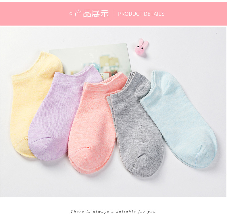 Bít tất nữ vớ vớ cotton của phụ nữ thấp để giúp nông miệng ladies phần mỏng vớ cotton mùa hè khử mùi Hàn Quốc dễ thương vớ thuyền phụ nữ