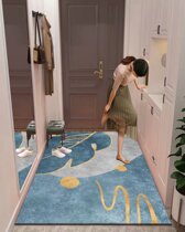 Home mat Nordic foyer entrance carpet bedroom doormat home living room entrance mat absorbent foot mat