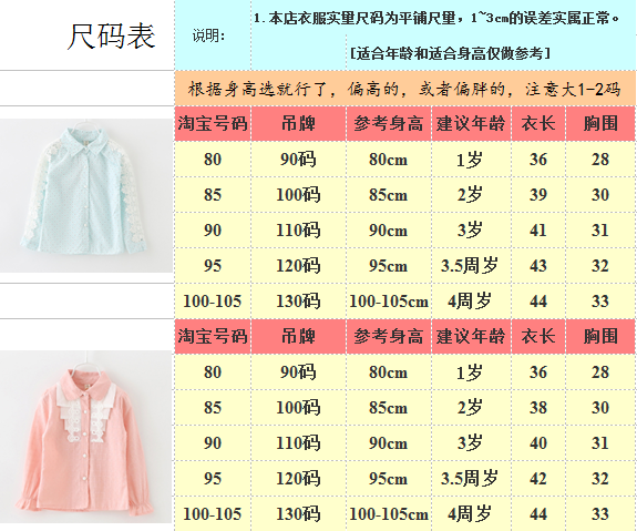 Chemise fille à manche longue - Ref 2085931 Image 6