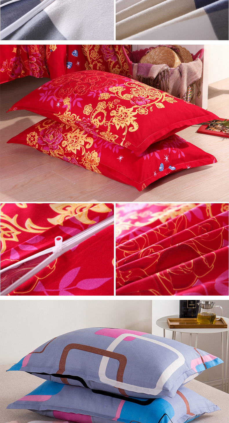 Gối cặp gối đơn cặp đôi đầu gối gối gối gối gối sinh viên - Gối trường hợp gối cho bé