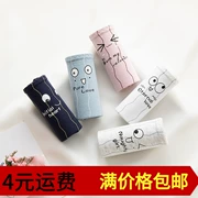 Quần lót nữ cotton cotton thoáng khí hông eo không có dấu vết cô gái sinh viên dễ thương tóm tắt phim hoạt hình 100% cotton