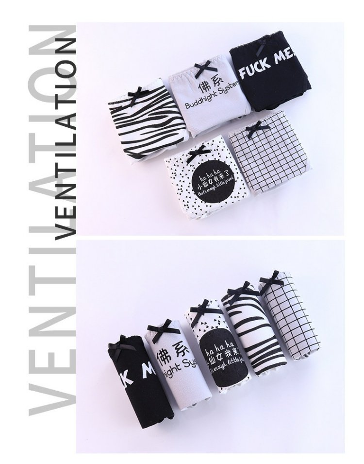 Đồ lót nữ ở eo cotton 100% cotton cô gái kháng khuẩn thoáng khí hông hông quần đùi tam giác bán buôn chip đẹp cho nữ