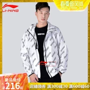 Áo gió nam Li Ning 2019 mới áo khoác không thấm nước gió BAD FIVE - Áo gió thể thao