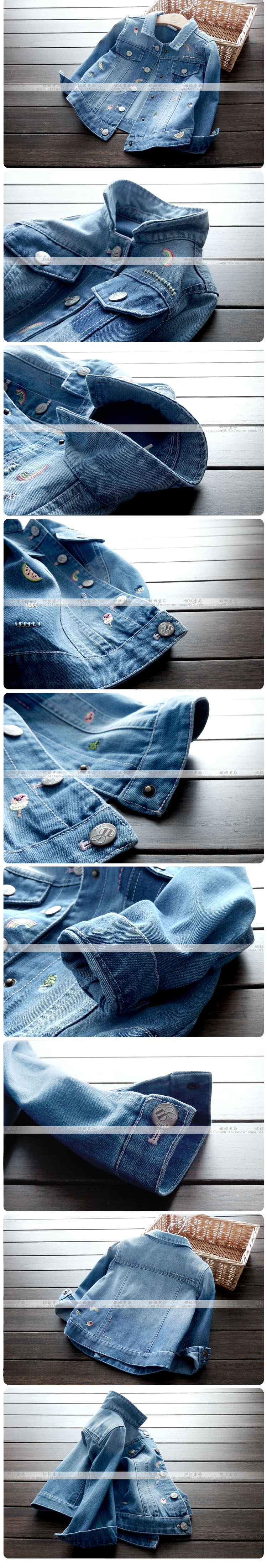 Blouson pour fille en toile - Ref 2158007 Image 8