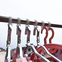 Windproof fixed buckle sliding plastic white large windproof clip hanging hook non-slip hanger Black small buckle anti-fall