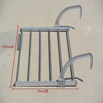 Free hole balcony clothes drying artifact Drying shoe rack Hanging high-rise fence outside the window drying rod drying rack Radiator storage
