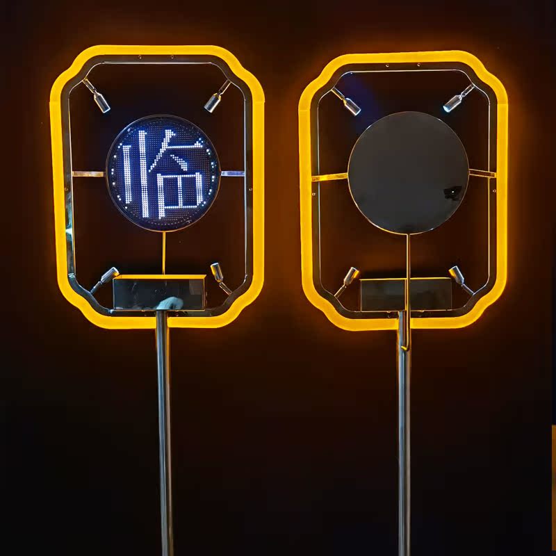 Nightfield Goethe fans light cards to be made Led should light up the light Luminous Signs Bar Atmosphere Props Hands HAND WINE BASE