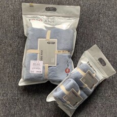 Подарочное полотенце 出口马卡龙吸水毛巾浴巾三件套超吸水毛巾无荧光剂毛巾浴巾礼盒