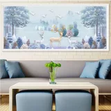 5D Diamond Painting 2021 Новая гостиная в европейском стиле Light Light Luxury Elk Dot Diamond Cross Stitch Crystal Full Diamond Diamond Diamond