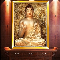 Cross-stitch diamond embroidery 2021 New Tathagara Mani Buddha statue point stick diamond stone painting 5d full diamond Buddhism