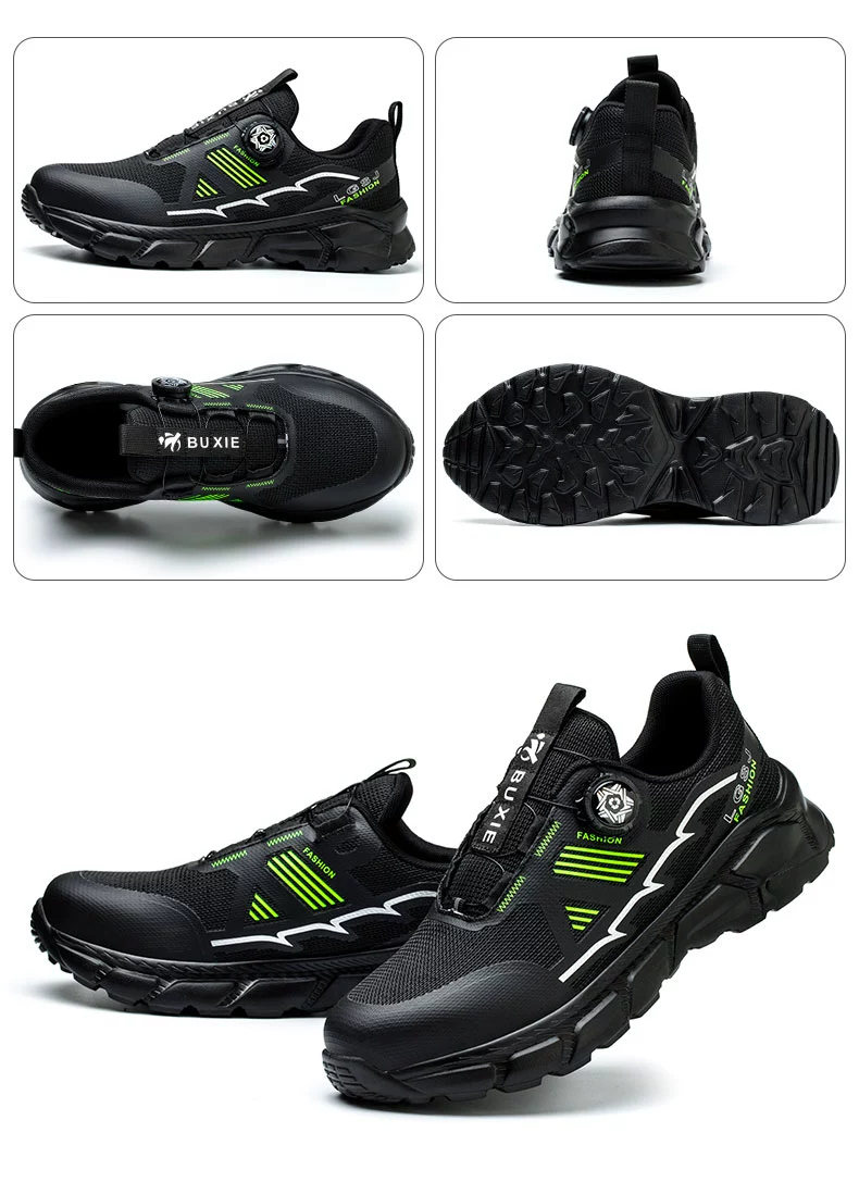 Labor protection shoes for men, anti-smash and anti-puncture, old insurance with steel plate, steel toe, work site shoes, insulated, lightweight, high-end