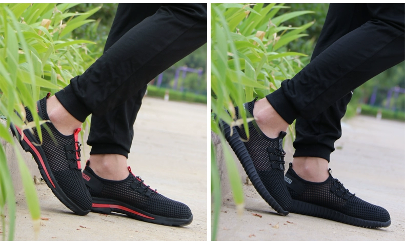 Giày công tác chống đập-piercing chống giày việc siêu nhẹ công trường thở khử mùi nữ mùa hè Baotou Steel