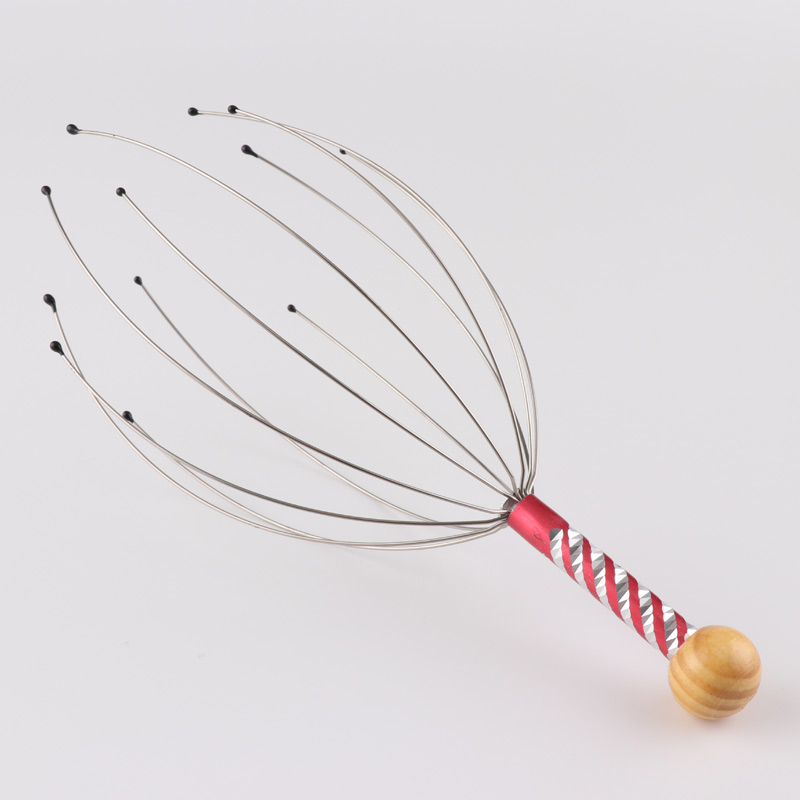 Octopus head massager meridian brush household scratching scalp artifact relieving itching and scratching acupoint iron wire claw massage claw