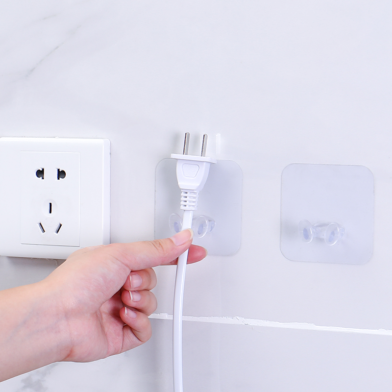 Hook Sub-powerful adhesive WALL HANGING WALL UPPER TRANSPARENT NO-MARK BEARING BATHROOM KITCHEN HOOK ADHESIVE FREE OF STILETTO STICKY HOOK