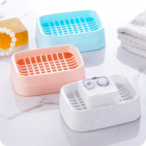 Simple toilet soap box creative drain soap soap box soap dish Nordic plastic soap holder soap tray