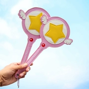 Bộ thẻ Sakura đa dạng Thẻ ma thuật Cô gái Sakura Star Stick Magic Wand Fairy Stick Gói thẻ Bus Bus Kiểm soát truy cập bộ thẻ