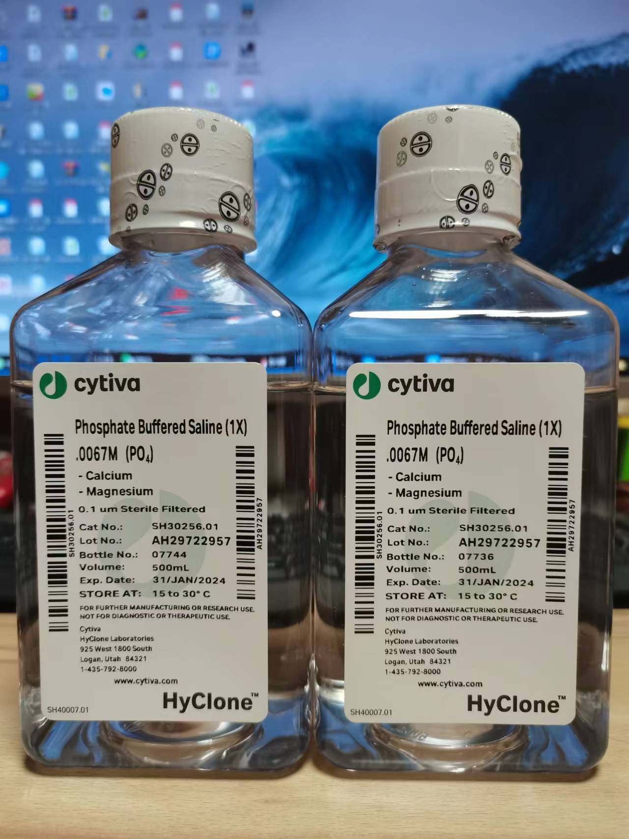 含票HyClone海克隆PBS磷酸盐缓冲液(1x)不含钙镁SH30256.01 500ml