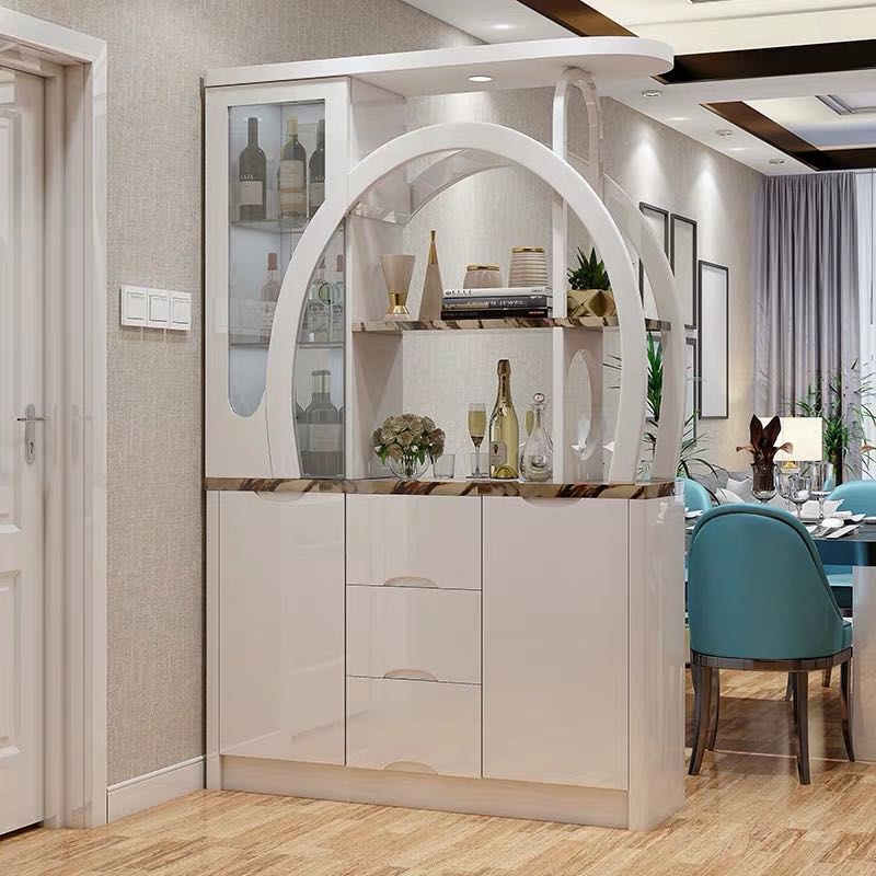 Modern simple living room masonry cabinet screen small household foyer cabinet opening cabinet severance shoe cabinet enter the room cabinet