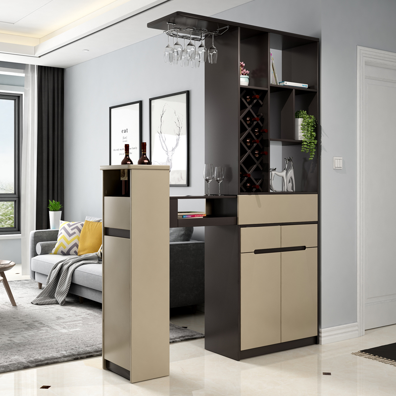Modern minimal wine cabinet opening cabinet partition cabinet Multifunctional stretching bar cabinet cabinet screen cabinet cabinet cabinet