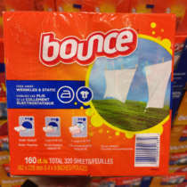 Shanghai COSTCO buy American imported Bounce dryer fabric soft paper fresh fragrance 160