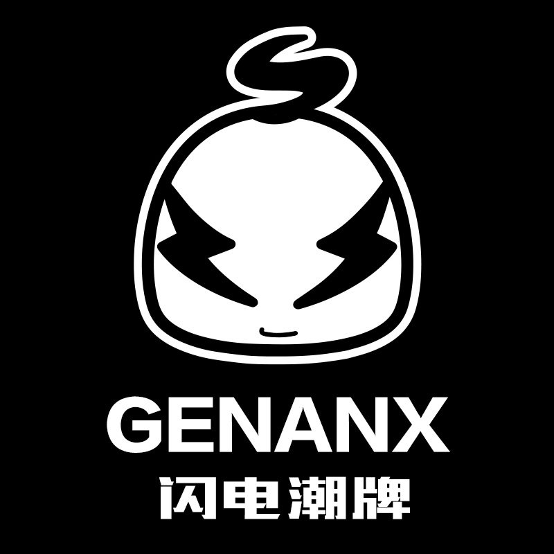 GENANX闪电潮牌店的LOGO