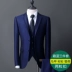 Bộ đồ vest nam ba mảnh kinh doanh bình thường chuyên nghiệp trang phục phiên bản Hàn Quốc của bộ đồ cưới chú rể mỏng phù hợp với bộ vest nam sơ mi nam Suit phù hợp